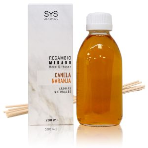 Recambio Mikado SyS 200ml + Palos - Canela Naranja