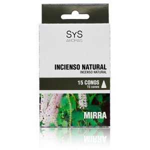 Incienso en Cono SyS - Mirra 15un
