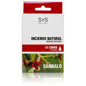 Incienso en Cono SyS - Sándalo 15un