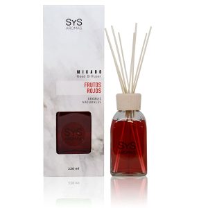 Ambientador Mikado SyS Mármol - Frutos Rojos/Estuche 220ml