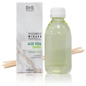 Recambio Mikado SyS Naturals - Aloe Vera/Bambú 200ml + Palos
