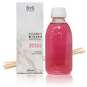 Recambio Mikado SyS Naturals - Rosas 200ml + Palos