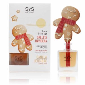 AMBIENTADOR SYS DIFUSOR GALLETA DE NAVIDAD 90 ml CANELA JENGIBRE